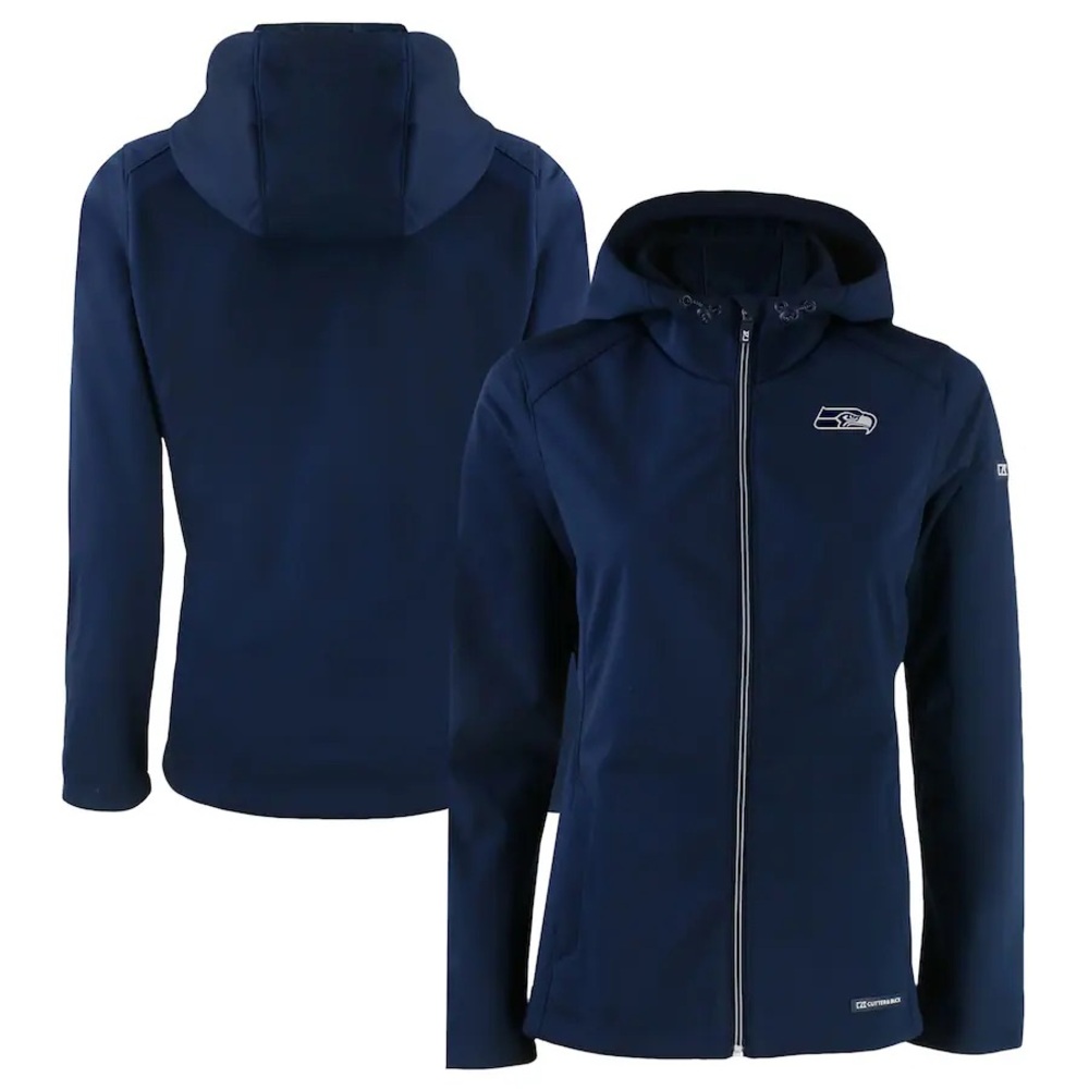 Seattle Seahawks Women’s Evoke Eco Softshell Hoodie Jacket